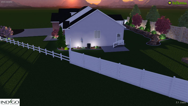 3D Yard Model - landscape designers clearfield ut